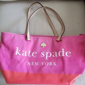 Kate Spade large zip top tote.